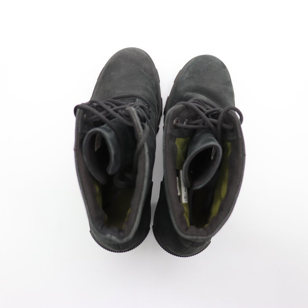 Timberland Lana Point 6 Inch Lace Up Black Nubuck Women's Size 8 Heeled Boots - Picture 9 of 11